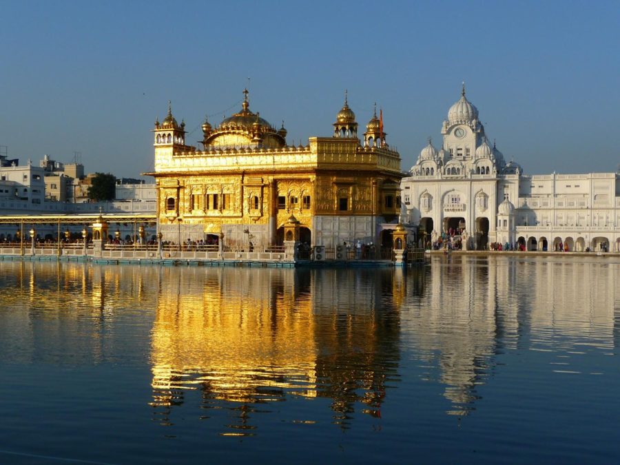 The Golden Temple in Amritsar, Punjab, Indian, site of the beginning of anti-Sikh violence in India in 1984.