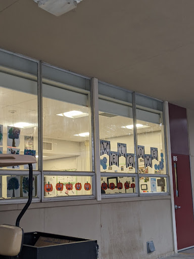 Outside one of the Special Education  classrooms at Cordova High School. Photo by Kay Stout.