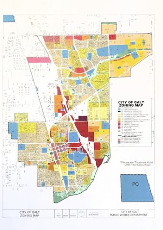  City of Galt zoning map courtesy of Community Development Manager Craig Hoffman.
